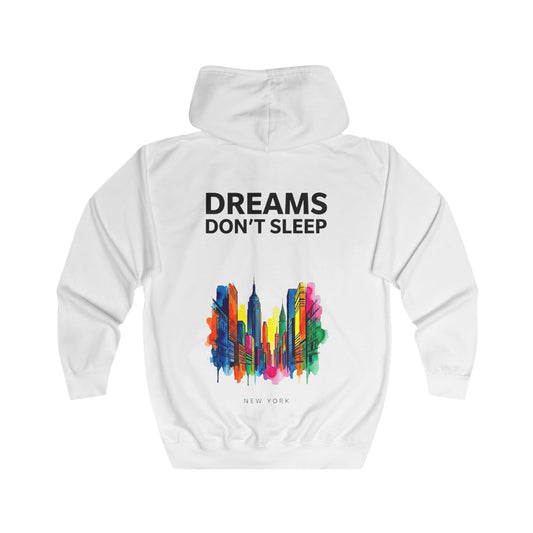 CEM | Dreams Don't Sleep – New York, Zip Hoodie