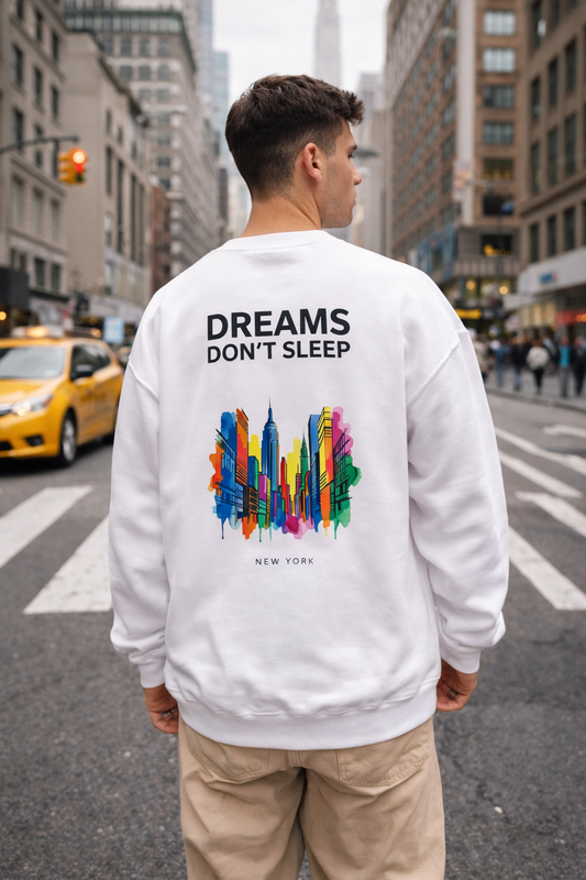 CEM | Dreams Don't Sleep – New York, Long Sleeve Shirt