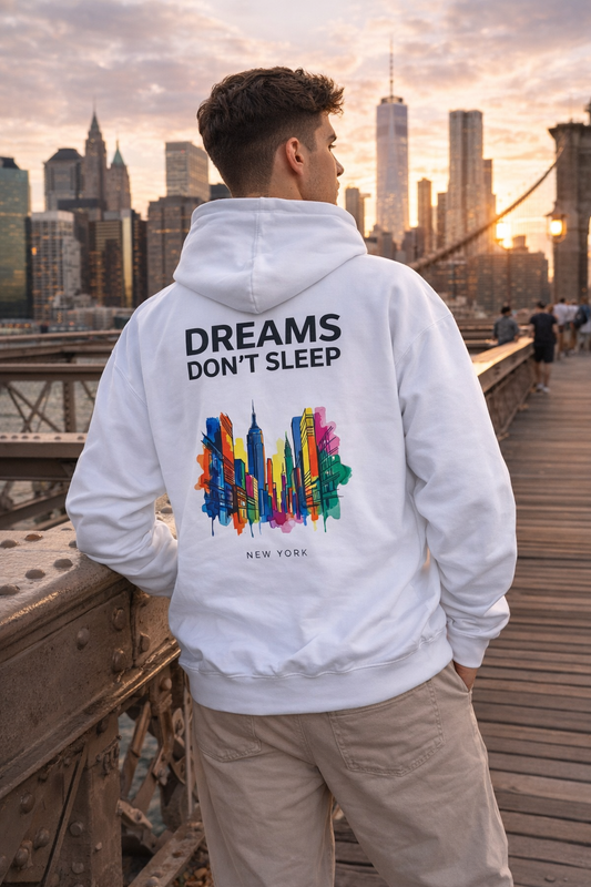 CEM | Dreams Don't Sleep – New York, Zip Hoodie